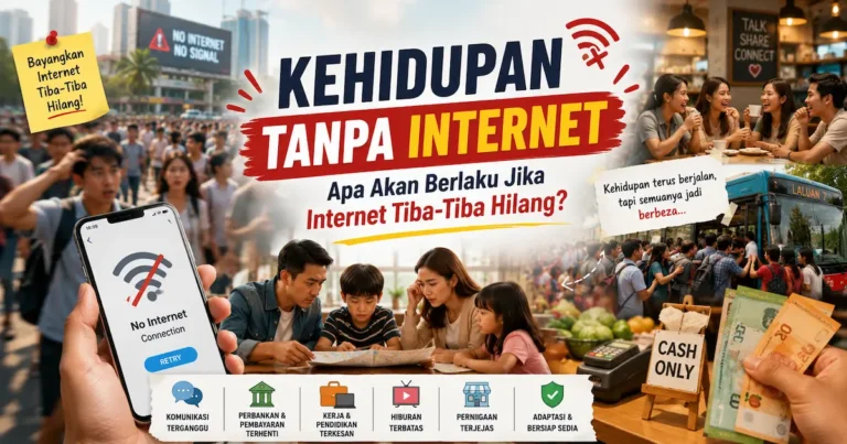 Kehidupan Tanpa Internet: Apa Akan Berlaku Jika Internet Tiba-Tiba Hilang?