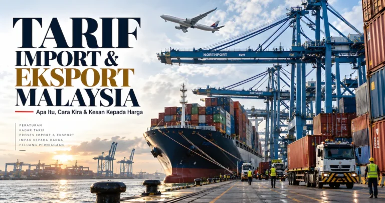 Tarif Import & Eksport Malaysia: Apa Itu, Cara Kira & Kesan Kepada Harga