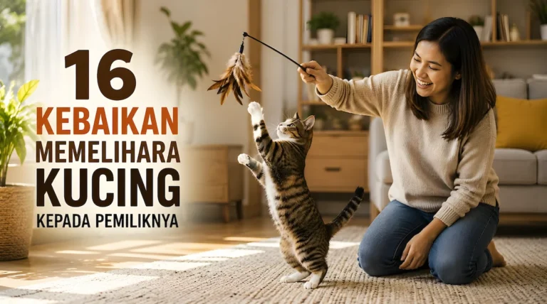 16 Kebaikan Memelihara Kucing Kepada Pemiliknya