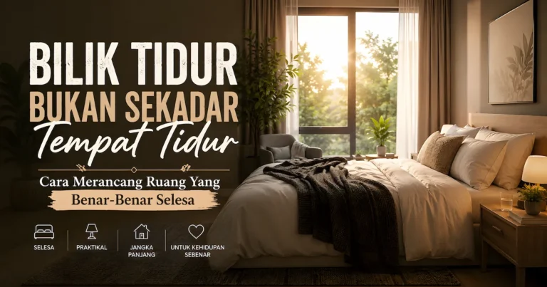 Bilik Tidur Bukan Sekadar Tempat Tidur: Cara Merancang Ruang Yang Benar-Benar Selesa