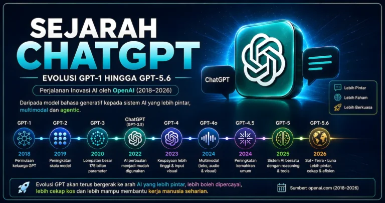 Sejarah ChatGPT & GPT: Evolusi dari GPT-1 ke GPT-5