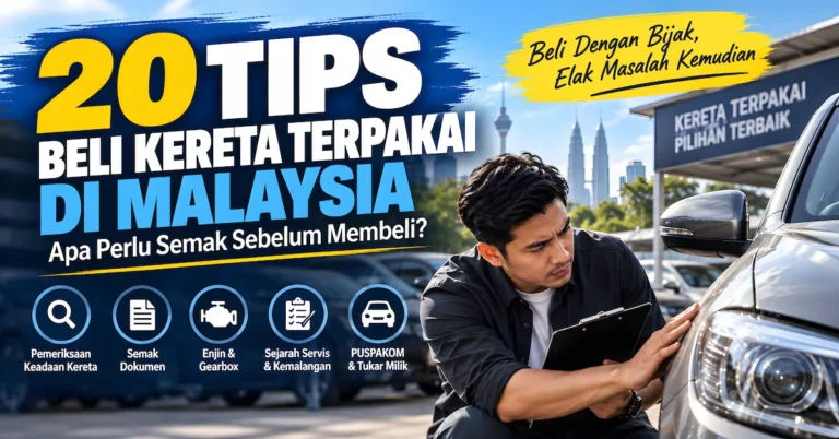 Tips Beli Kereta Terpakai: 20 Tip Penting untuk Pembeli