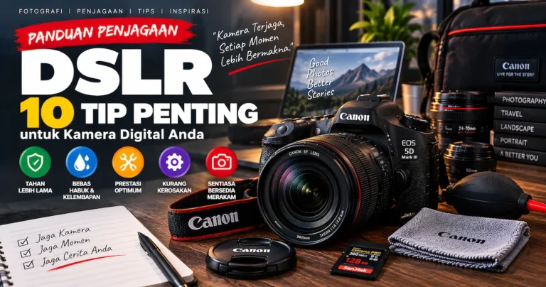 Panduan Penjagaan DSLR: 10 Tip Penting untuk Kamera Digital Anda
