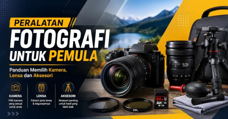Peralatan Fotografi Untuk Pemula: Panduan Memilih Kamera, Lensa dan Aksesori